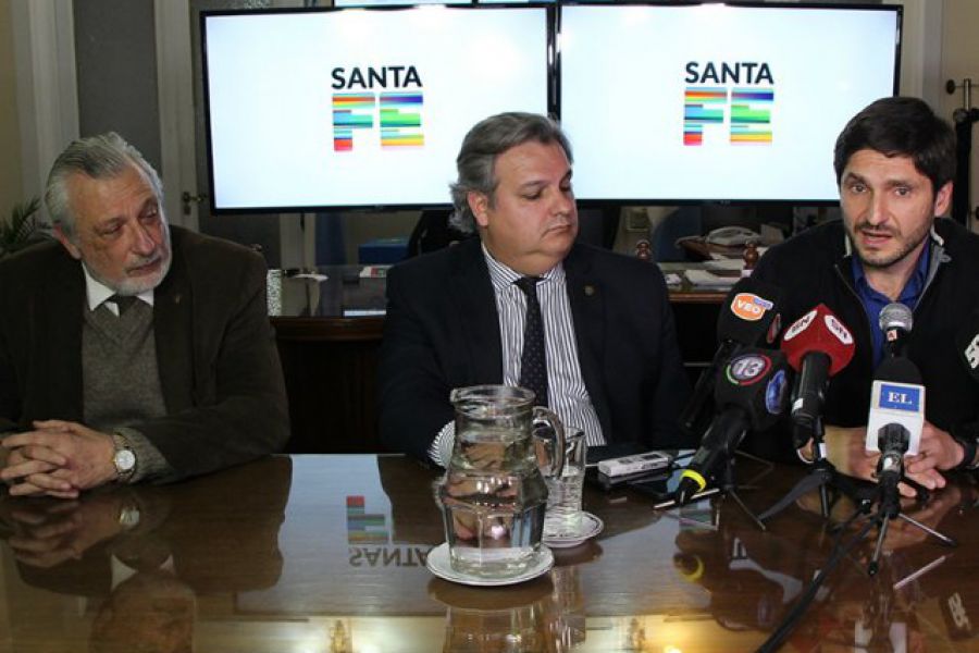 Farias y Silberstein con Pullaro - Foto Prensa GSF