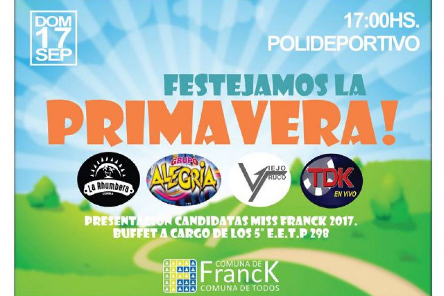 Este domingo festejamos la Primavera en el Poli
