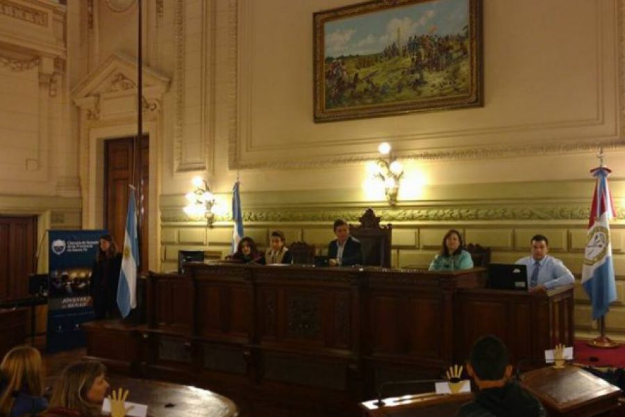 Jovenes en el Senado - Foto EETP 298