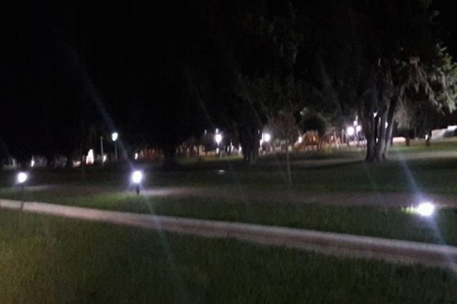 Rotura de luminarias - Foto Comuna de San Agustin