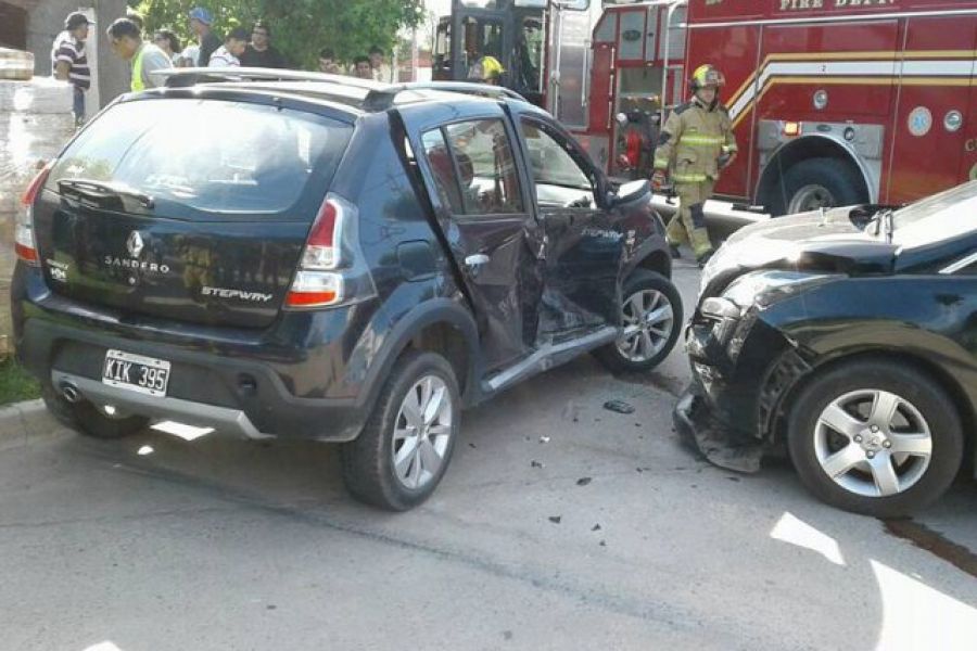 Accidente de transito - Foto Bomberos Voluntarios