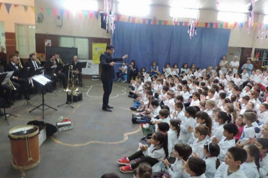 La Banda hace Escuela - Foto Comuna de Franck