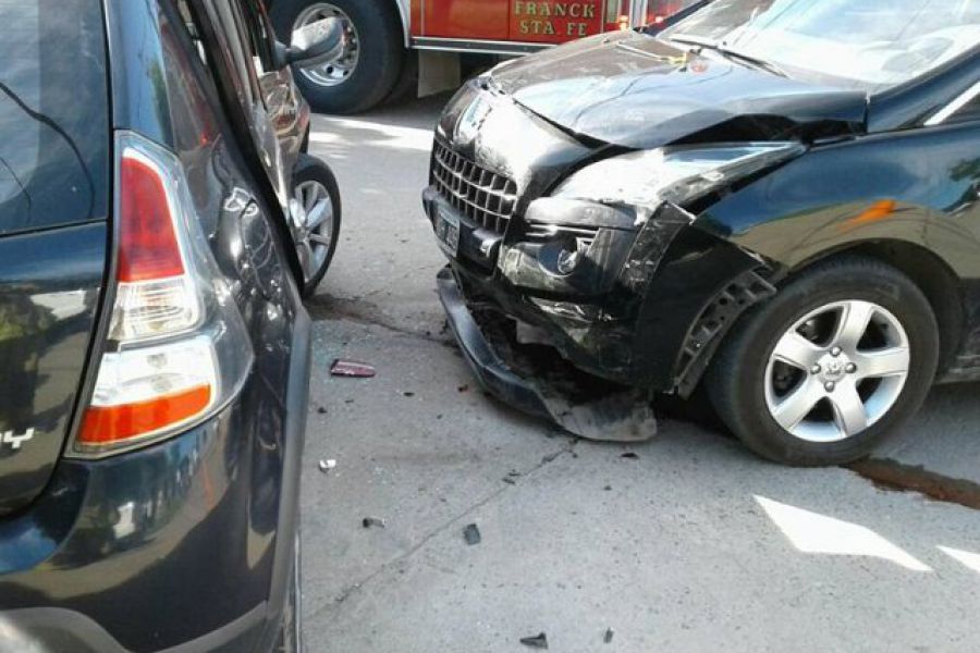 Accidente de transito - Foto Bomberos Voluntarios