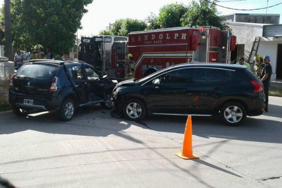 Accidente de transito - Foto Bomberos Voluntarios