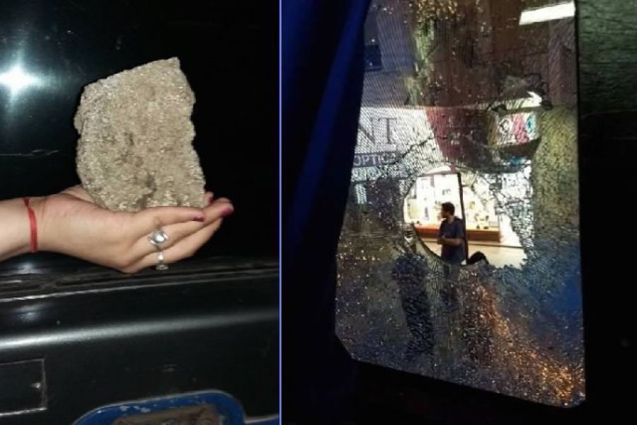 Franckina sufre un lamentable hecho cuando viajaba