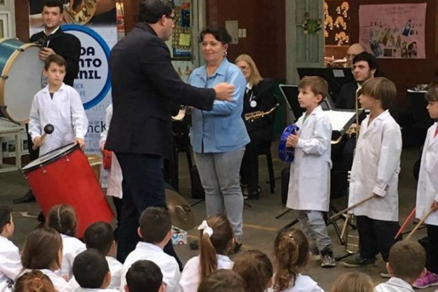 La Banda hace Escuela - Foto Comuna de Franck