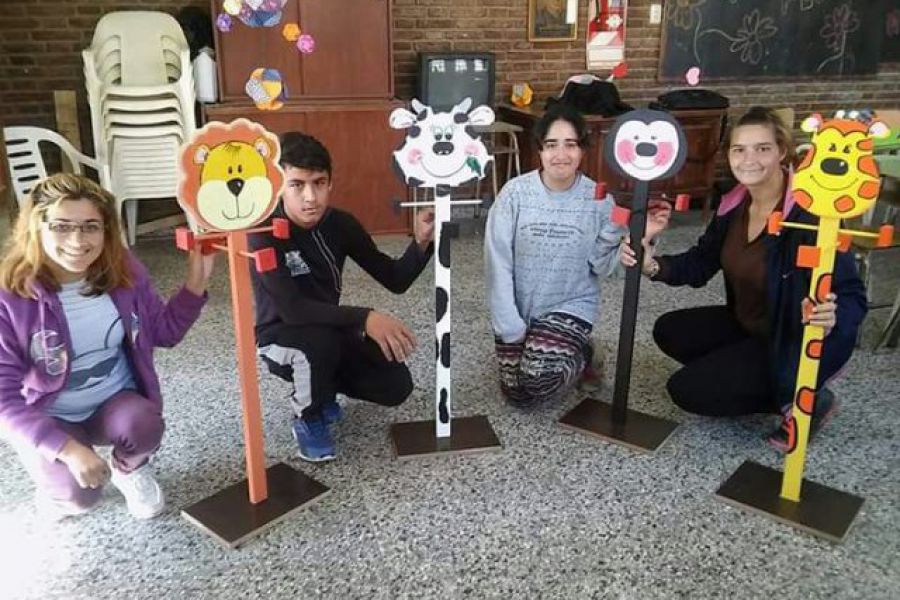Solidaridad del CAEBA 180 - Foto FM Spacio