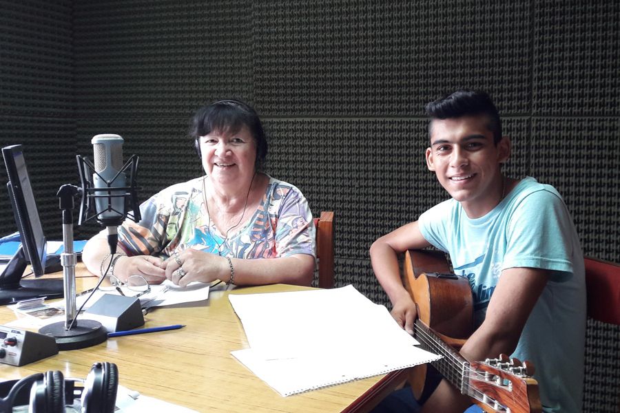 Nilda Ruso y Santiago Montero - Foto FM Spacio