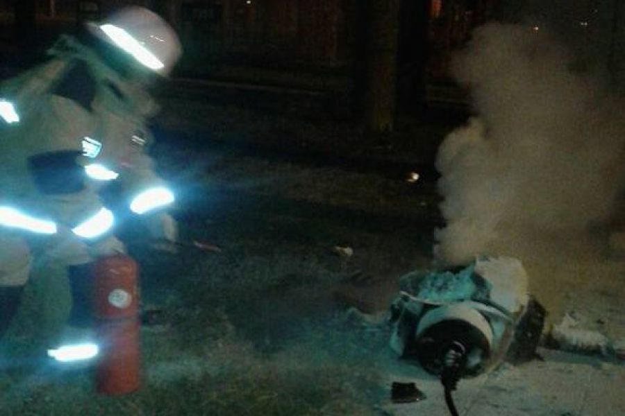 Incendio - Foto Bomberos Voluntarios