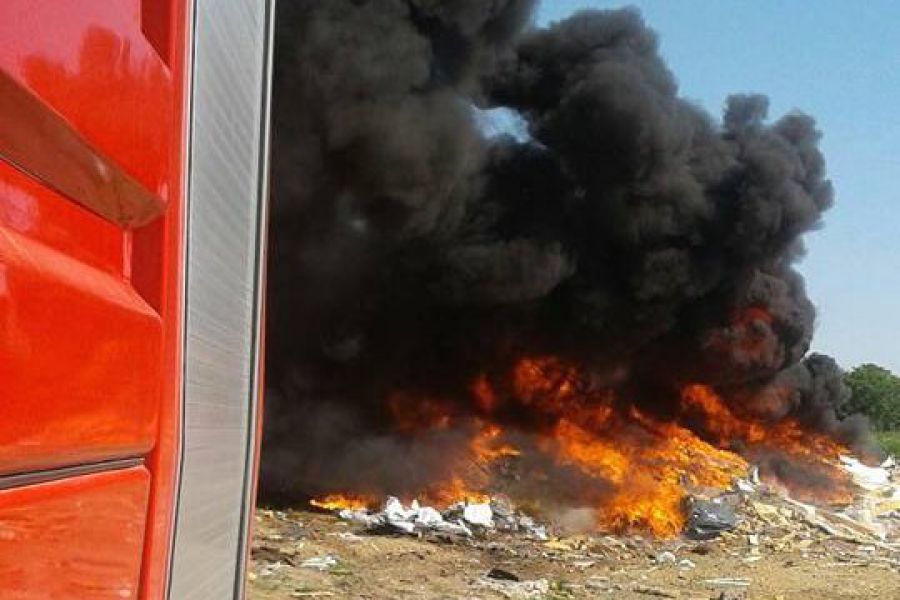 Incendio - Foto Bomberos Voluntarios