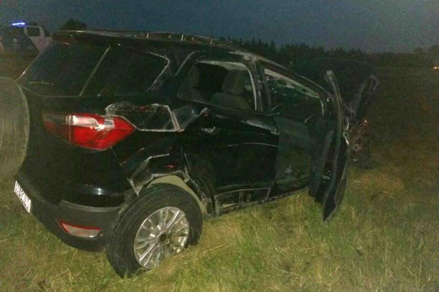 Accidente en Autovia 19 - Foto Bomberos Voluntarios