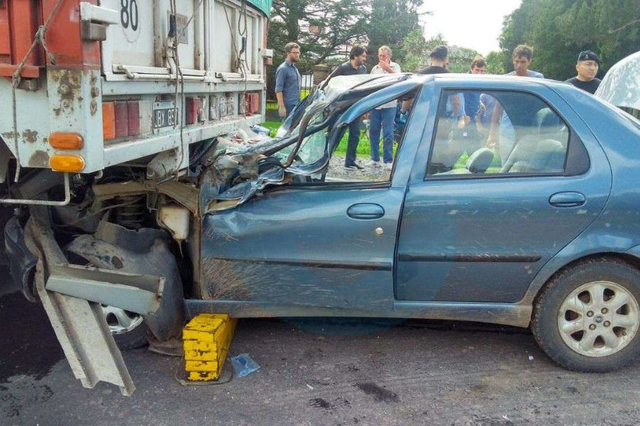 Accidente en Ruta 70 - Foto EDXD