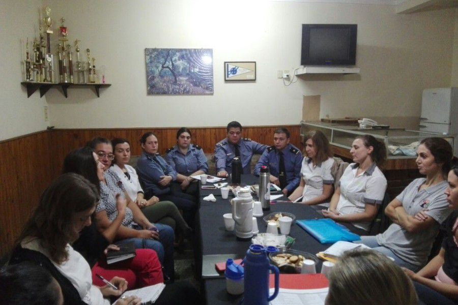 Mesa interinstitucional en la Policia