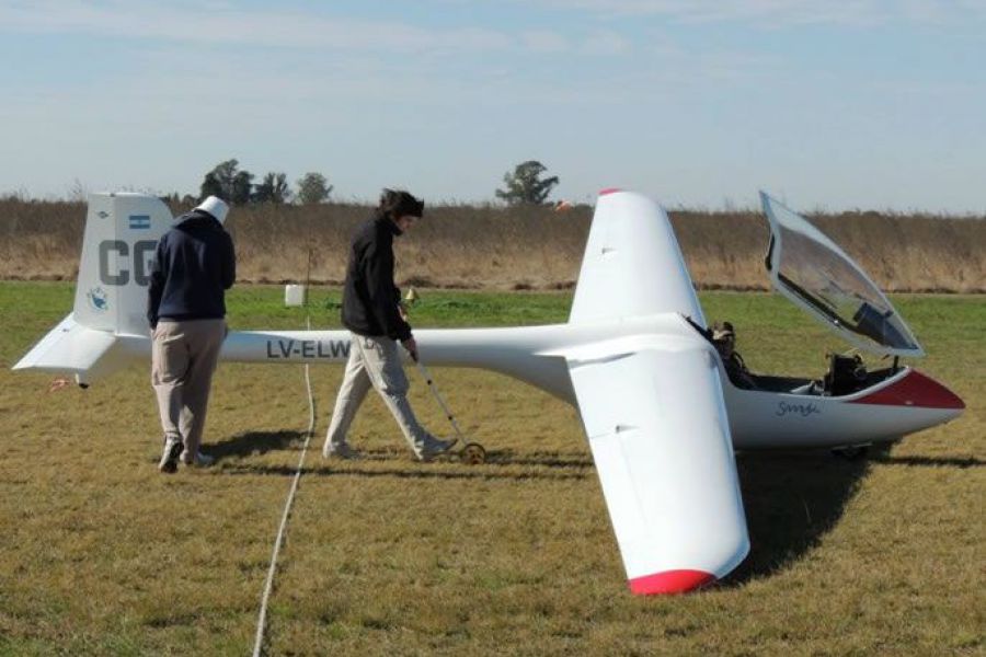 Aterrizaje de Planeador en Rafaela