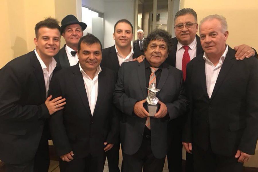 Los Palmeras en los Gardel 2018