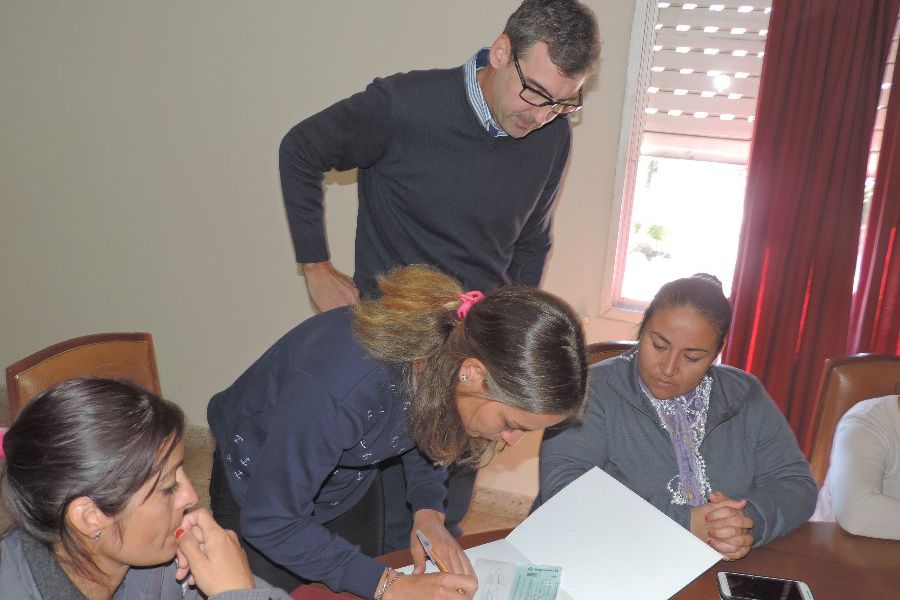 Entrega de subsidios en la Comuna de Franck