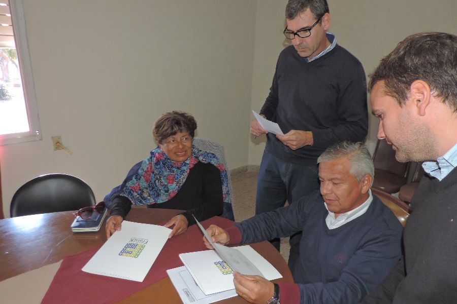 Entrega de subsidios en la Comuna de Franck