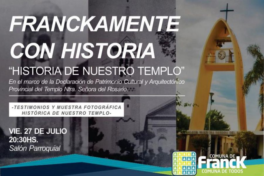 Franckamente con historia - Afiche