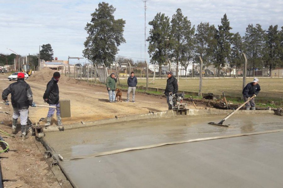 Pavimento calle Sarmiento - Foto CdF