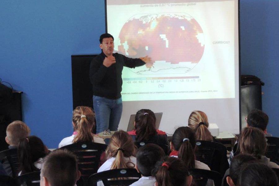 Jornadas sobre cambio climático en escuelas - Foto CdF