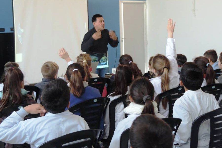 Jornadas sobre cambio climático en escuelas - Foto CdF