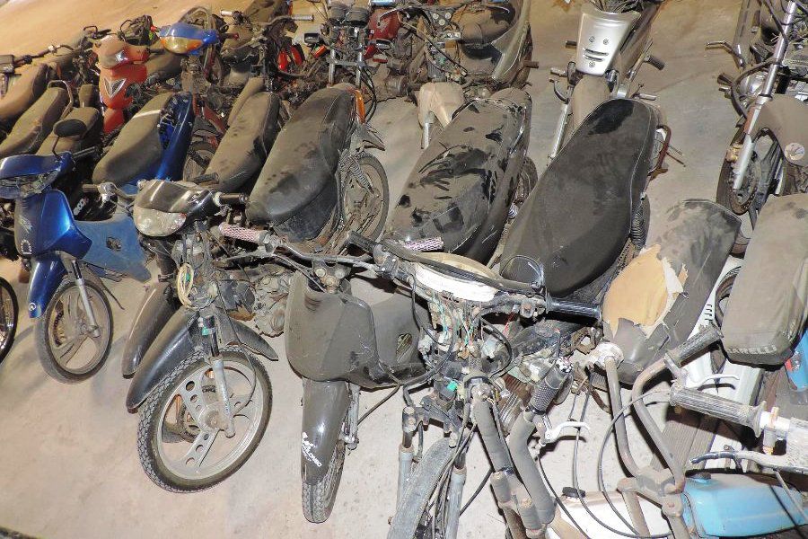 Motovehículos secuestrados