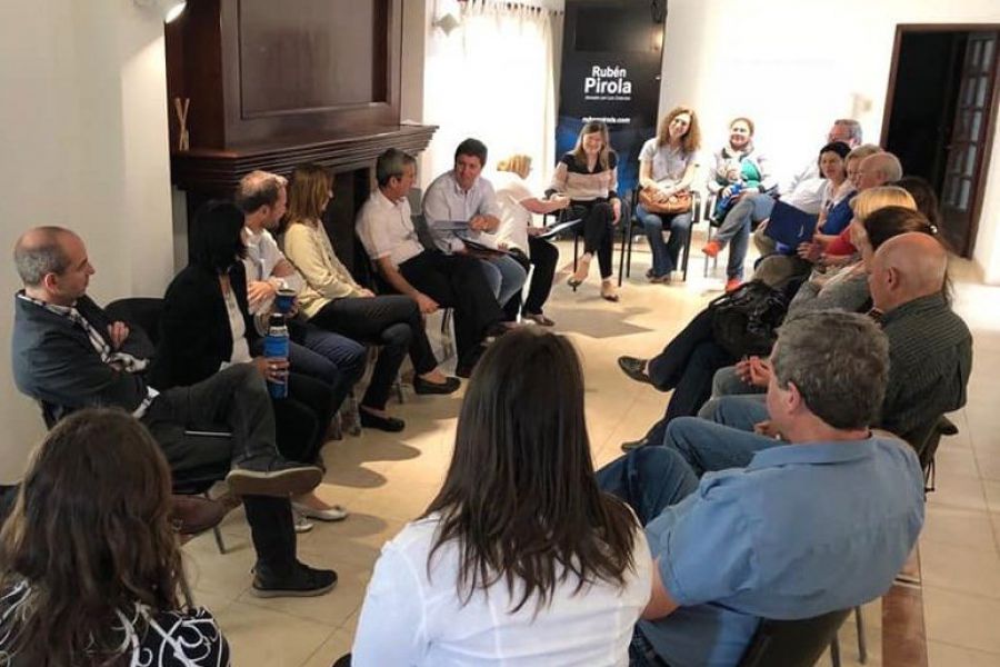 Pirola en la Casa del Senado