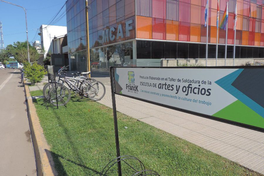 Bicicleteros en Mutual CAF