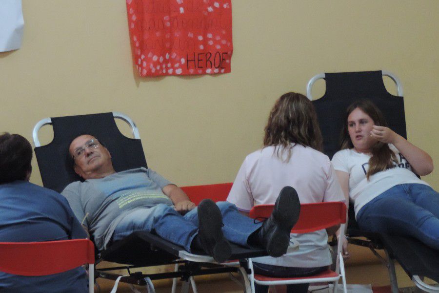 Donación de sangre en Bomberos