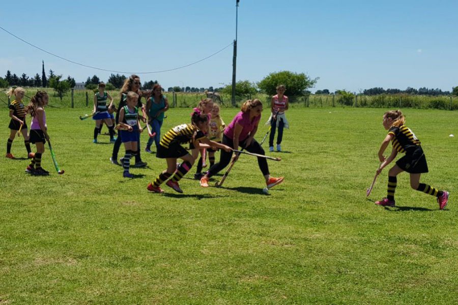 Encuentro de Hockey infantil en el CAF