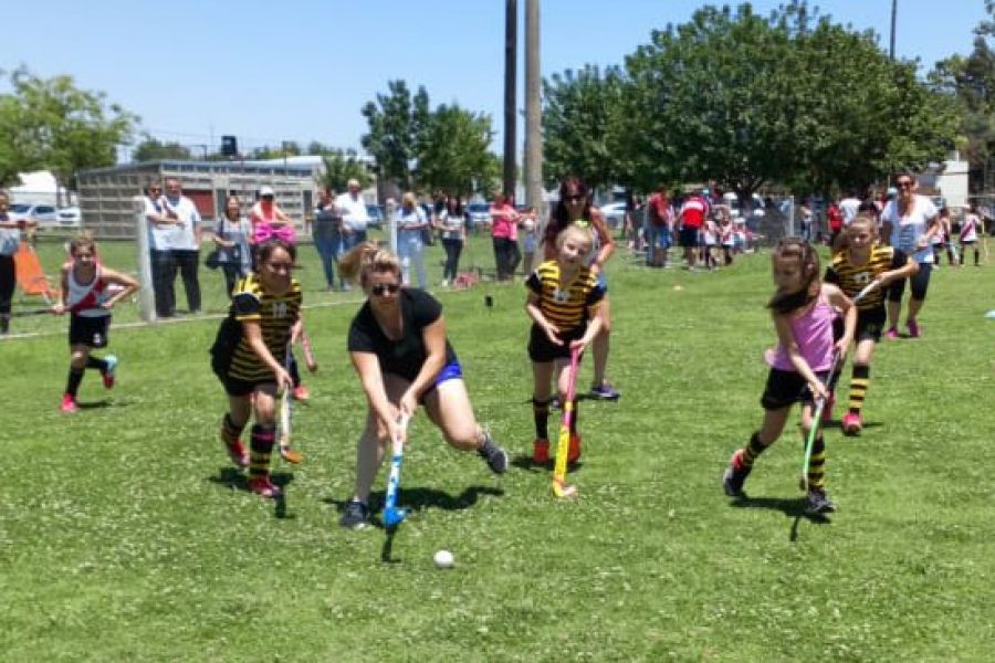 Encuentro de Hockey infantil en el CAF