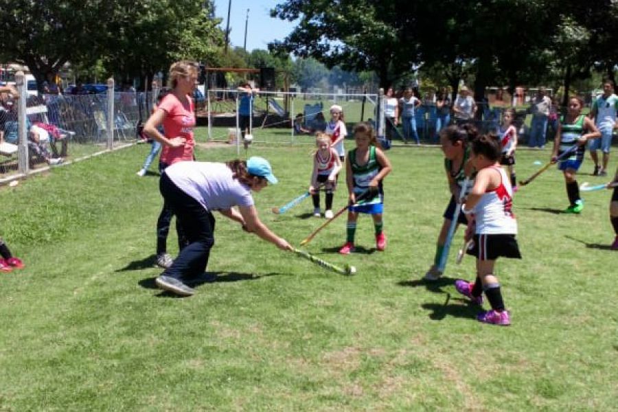 Encuentro de Hockey infantil en el CAF