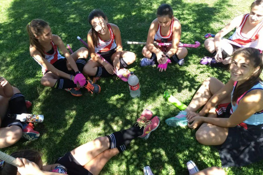 Encuentro de Hockey infantil en el CAF