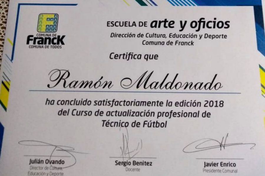 1Diploma DT - Ramón Maldonado