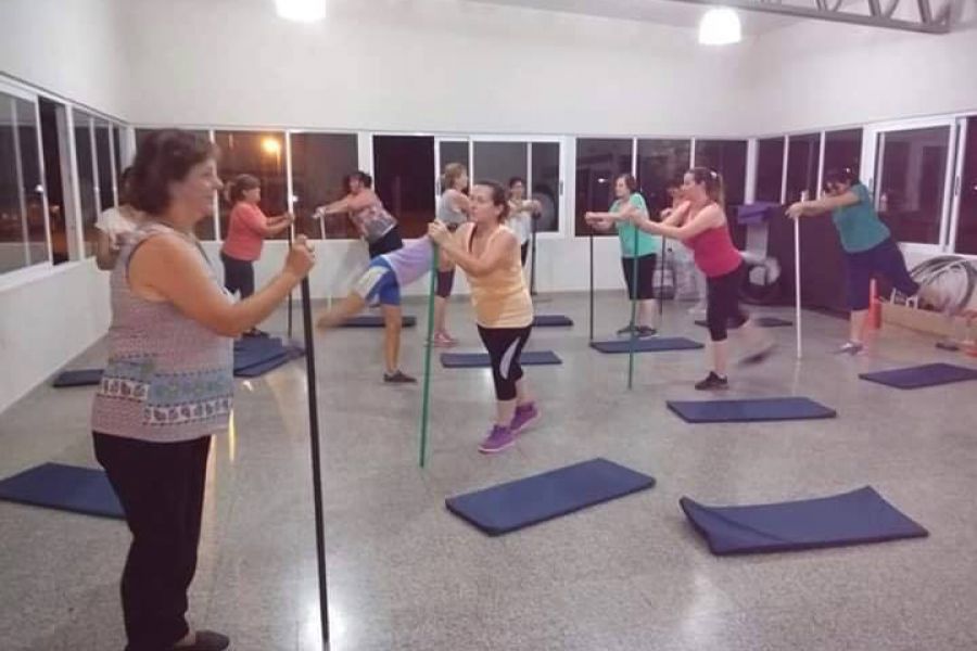 Entrenamiento en el Polideportivo