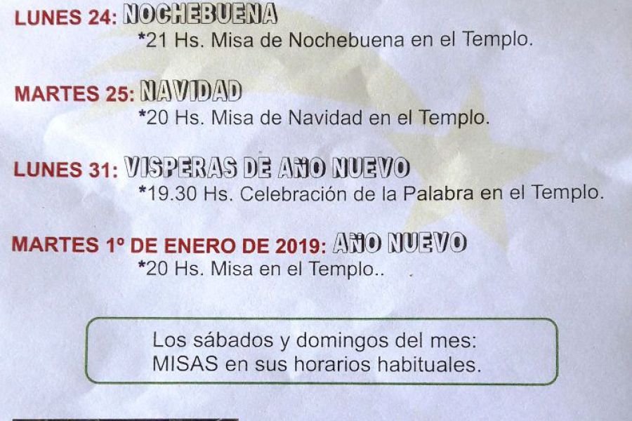 Programa Navidad 2018