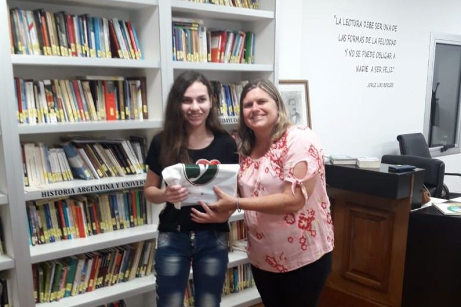 Lectores premiados en la Biblioteca