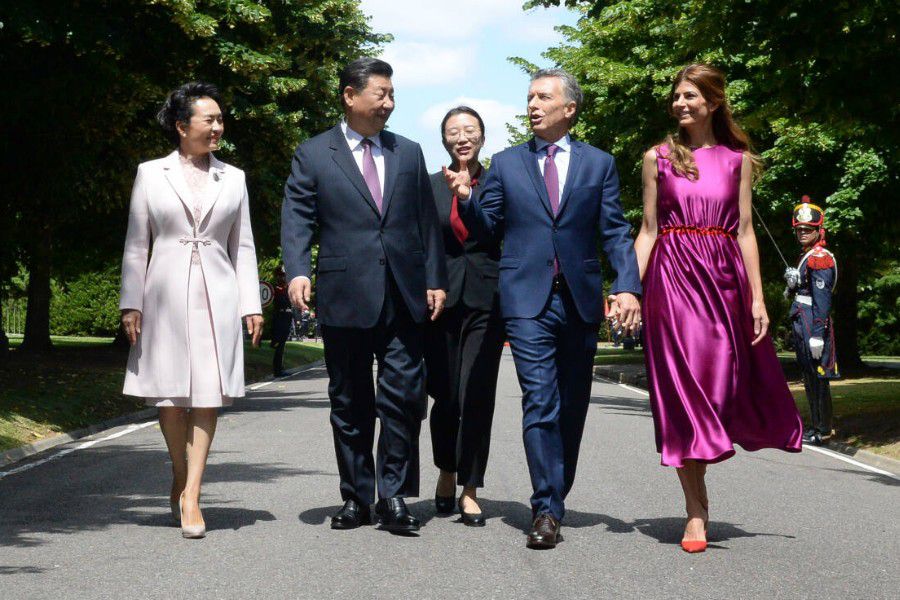 Xi Jinping y Macri en Olivos