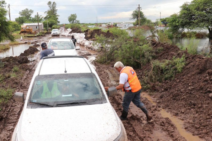 Inundaciones en norte Provincial - Foto GSF