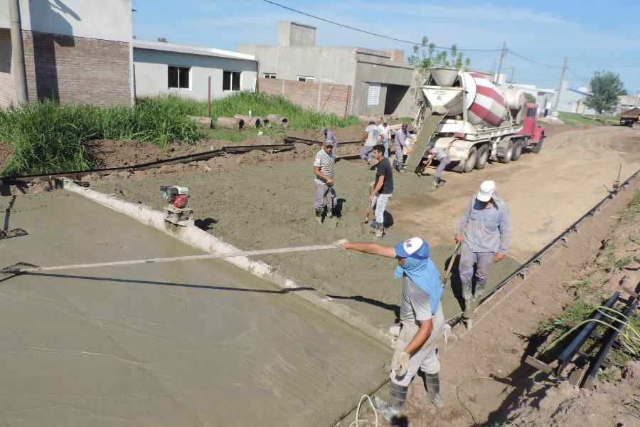 Pavimentación en calle Los Andes