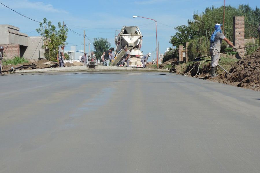 Pavimentación en calle Los Andes