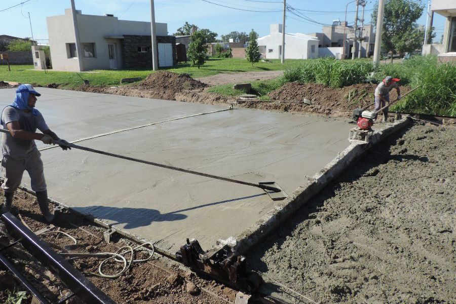 Pavimentación en calle Los Andes