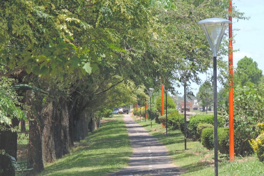 Nuevo alumbrado de Ciclovía Norte