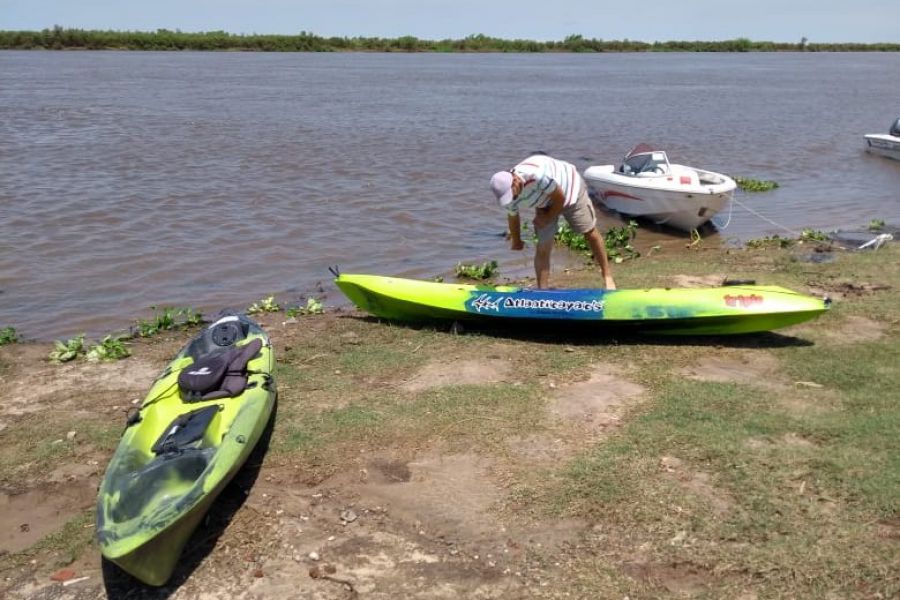 Pescando Kayak