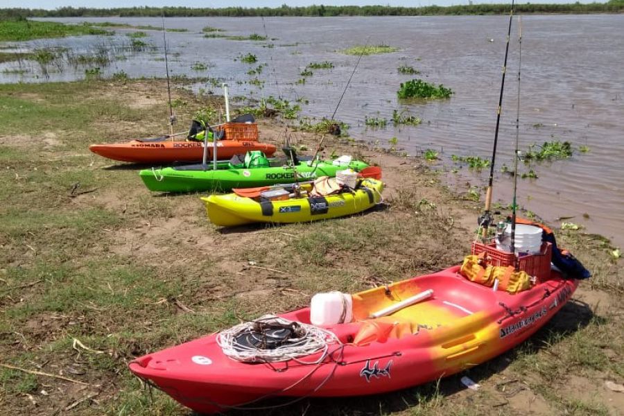 Pescando Kayak