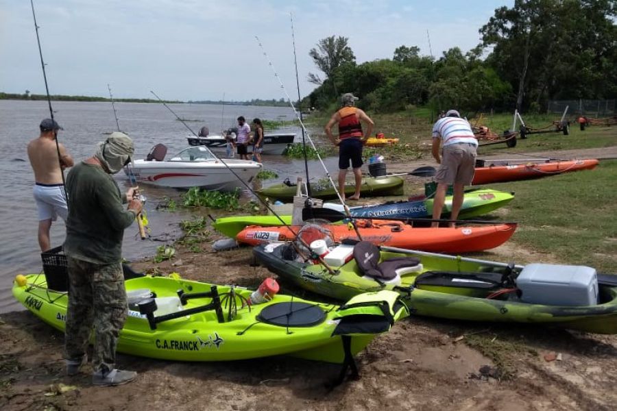 Pescando Kayak