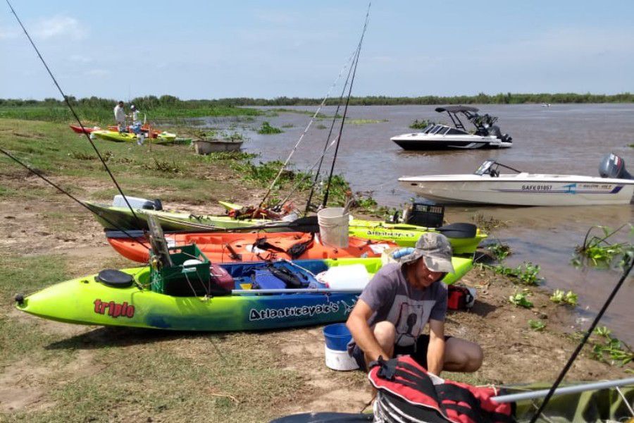 Pescando Kayak