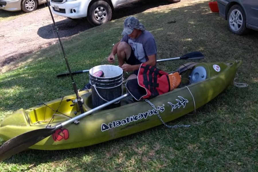 Pescando Kayak