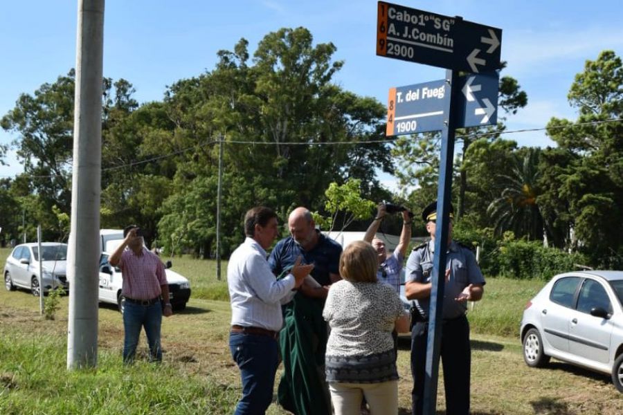 Acto Policial - Inauguración de calle