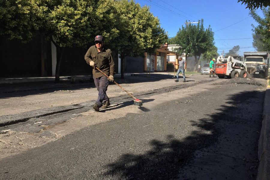 Bacheo calle Moreno